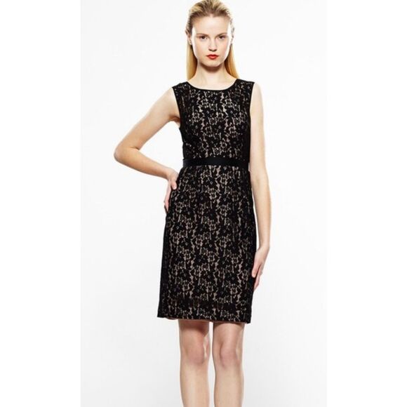 BCBG Maxazria Black Alice Lace Sleeveless Dress Size 2 - Picture 1 of 4